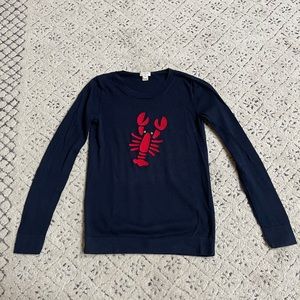 Jcrew lobster knit sweater